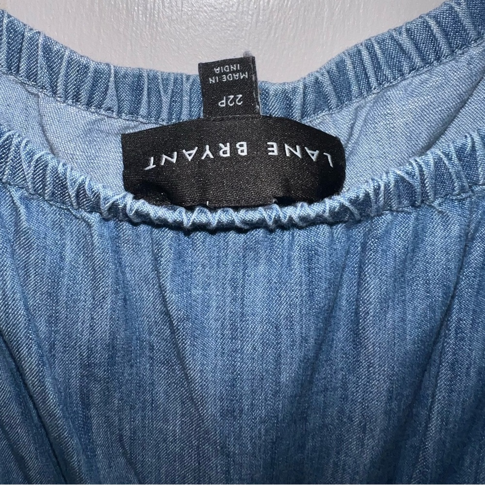 Lane Bryant Women's Denim Jean dress petite